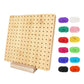 Crochet Blocking Board with 8 Rod Pins for Knitting and Crocheting