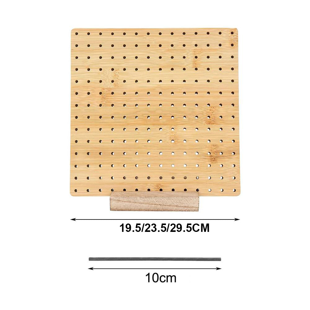 Crochet Blocking Board with 8 Rod Pins for Knitting and Crocheting
