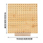 Crochet Blocking Board with 8 Rod Pins for Knitting and Crocheting