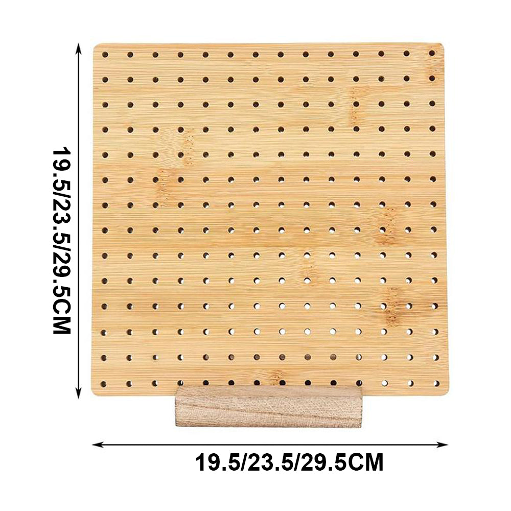 Crochet Blocking Board with 8 Rod Pins for Knitting and Crocheting