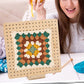 Crochet Blocking Board with 8 Rod Pins for Knitting and Crocheting