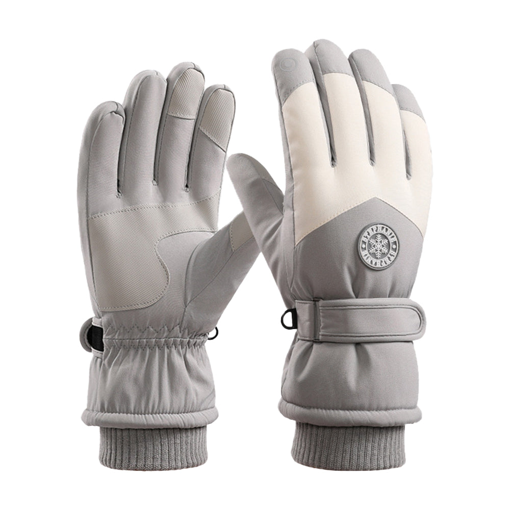 Warm Plush Touch Screen Winter Ski Gloves Snow Gloves Riding Gloves-For Women
