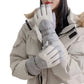 Warm Plush Touch Screen Winter Ski Gloves Snow Gloves Riding Gloves-For Women