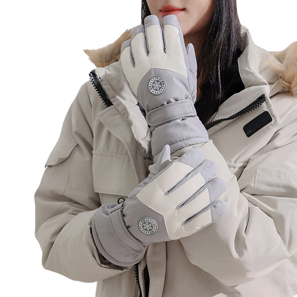 Warm Plush Touch Screen Winter Ski Gloves Snow Gloves Riding Gloves-For Women