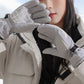 Warm Plush Touch Screen Winter Ski Gloves Snow Gloves Riding Gloves-For Women