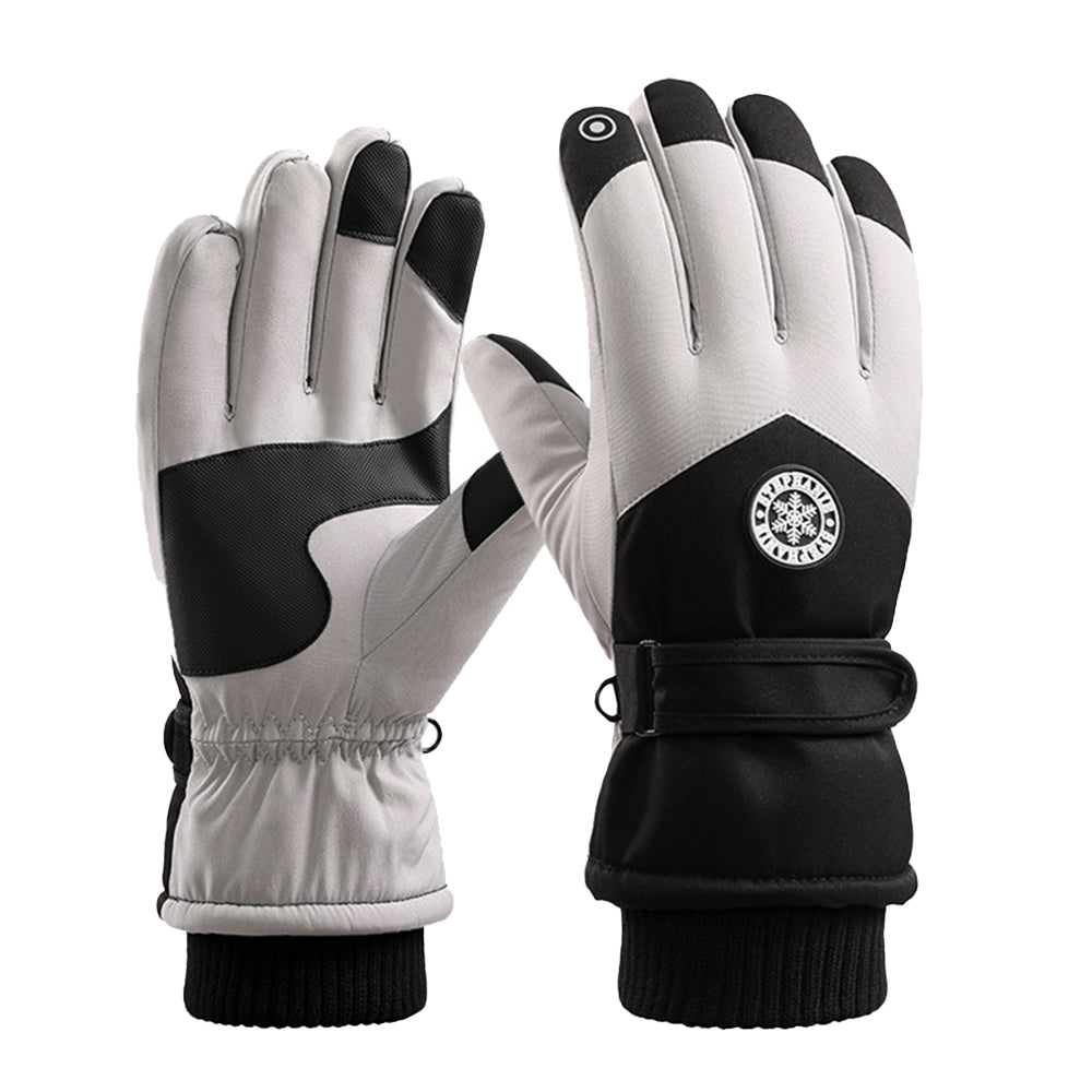 Warm Plush Touch Screen Winter Ski Gloves Snow Gloves Riding Gloves-For Women