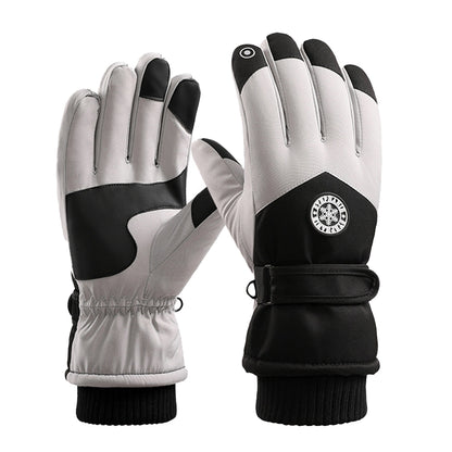 Warm Plush Touch Screen Winter Ski Gloves Snow Gloves Riding Gloves-For Women