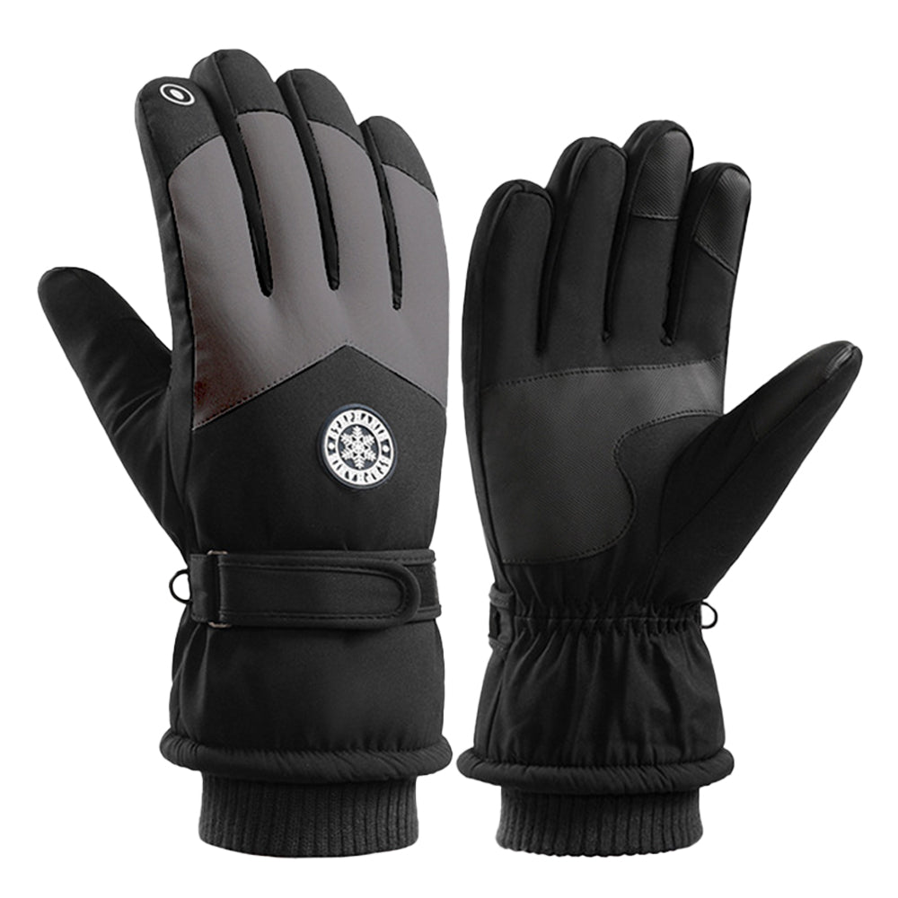 Warm Plush Touch Screen Winter Ski Gloves Snow Gloves Riding Gloves-For Men