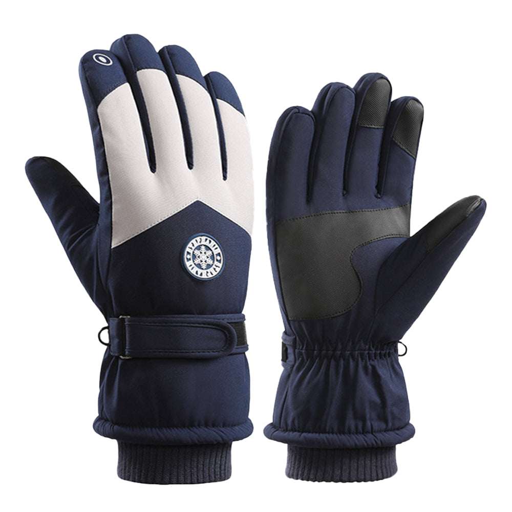 Warm Plush Touch Screen Winter Ski Gloves Snow Gloves Riding Gloves-For Men