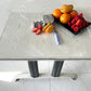 Clear Acrylic Anti-Slip Cutting Board with Edge for Kitchen Counter