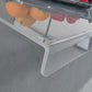Clear Acrylic Anti-Slip Cutting Board with Edge for Kitchen Counter
