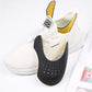 2 Pairs Wrinkle-Resistant Shoe Shield Shoes Crease Protec-Black and Yellow