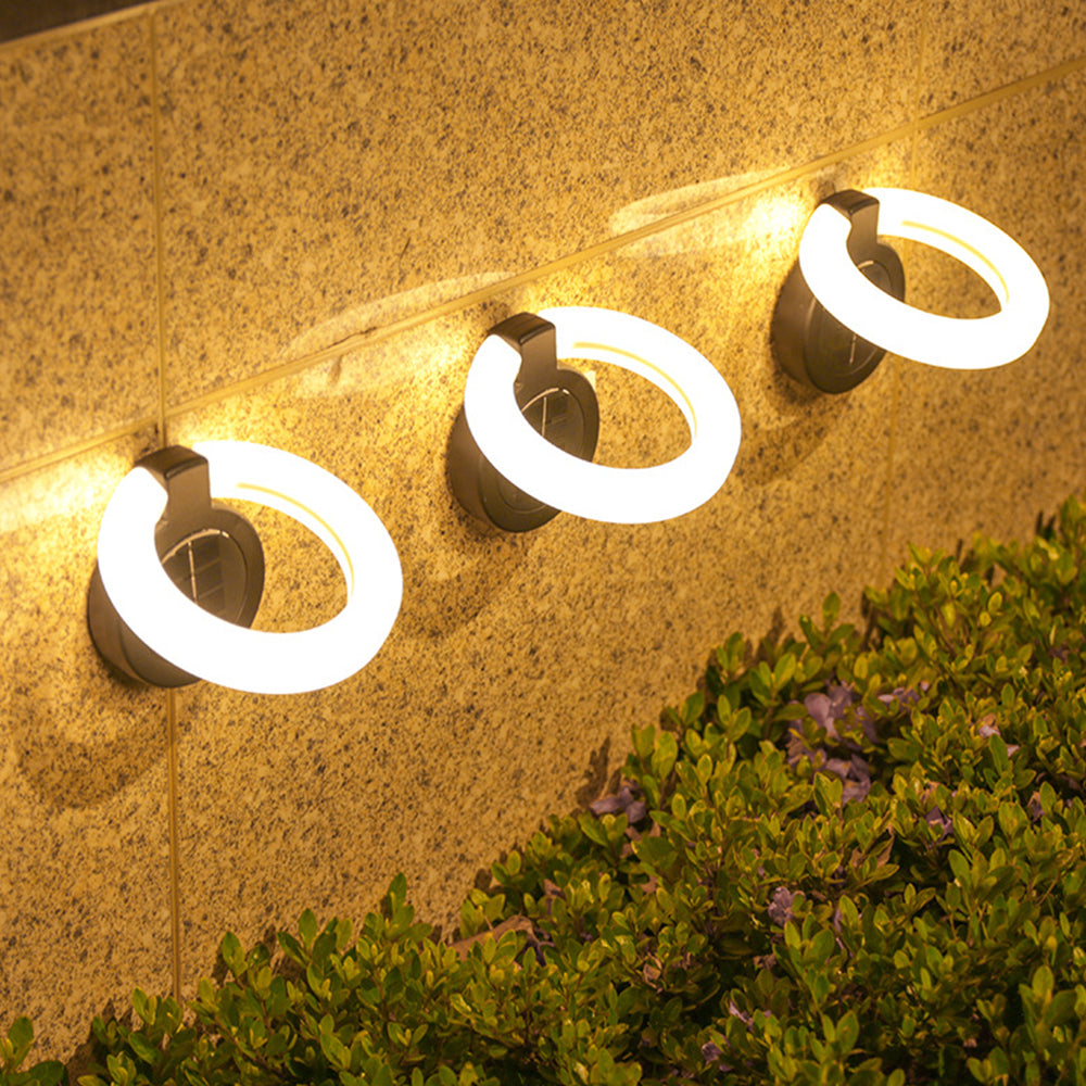 4Pcs 17LEDs Solar Power Ground Lights