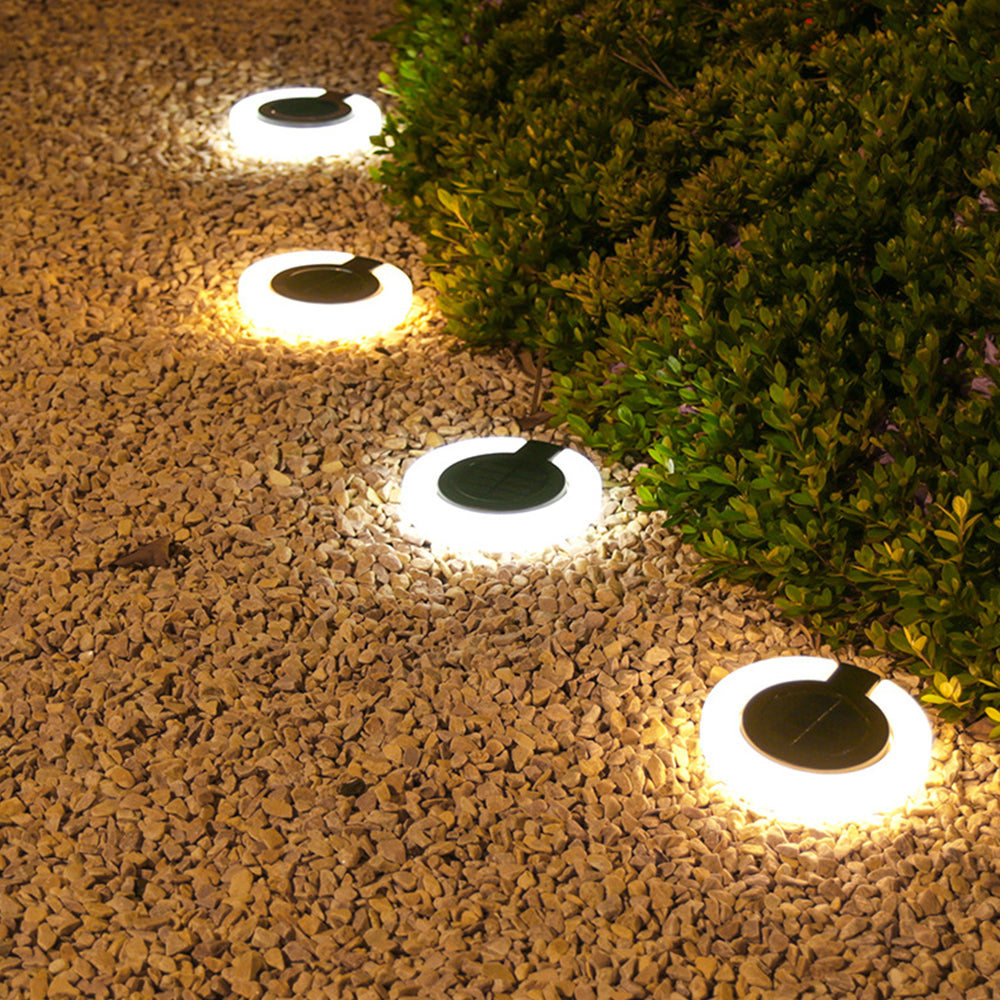 4Pcs 17LEDs Solar Power Ground Lights