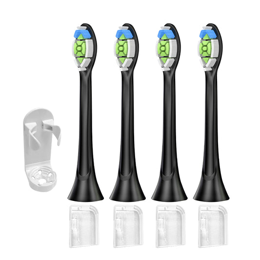 4Pcs Replacement Toothbrush Heads Electric Compatible with Philips
