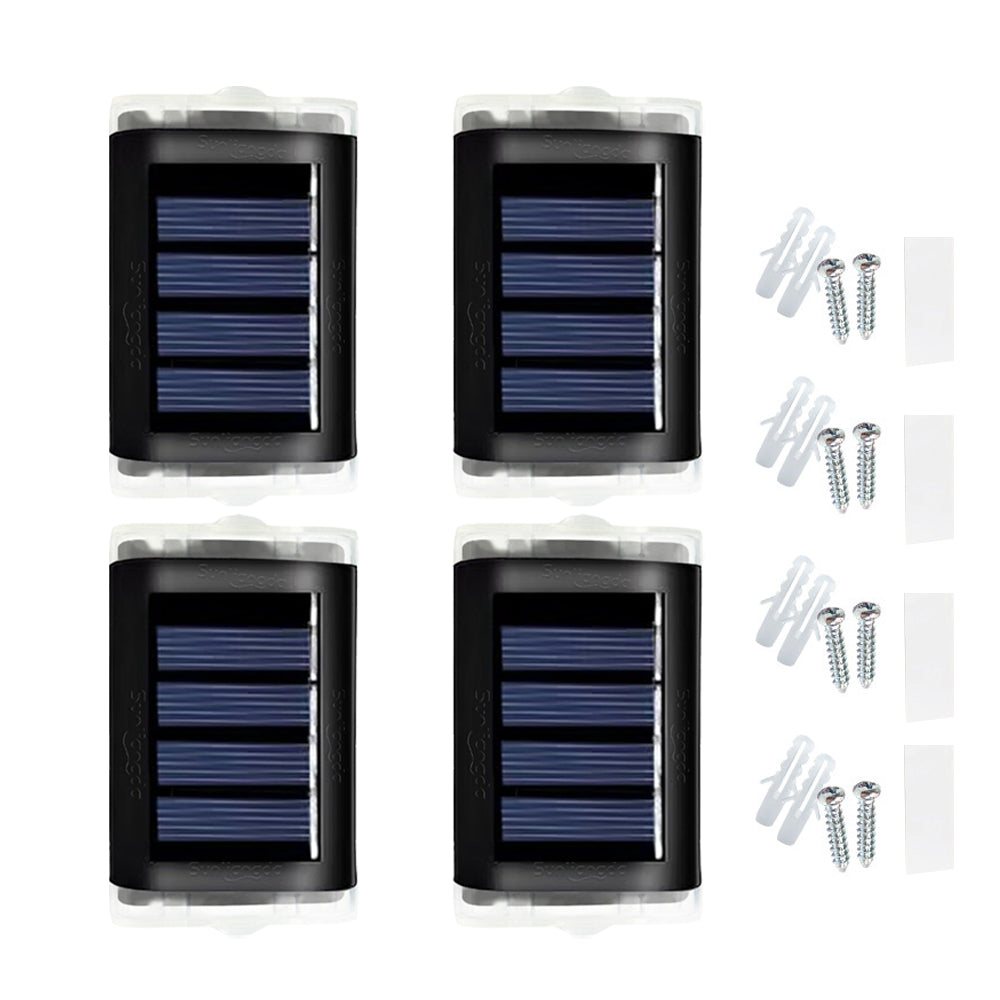 4 Pcs Solar Wall Lights