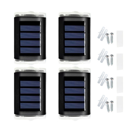 4 Pcs Solar Wall Lights