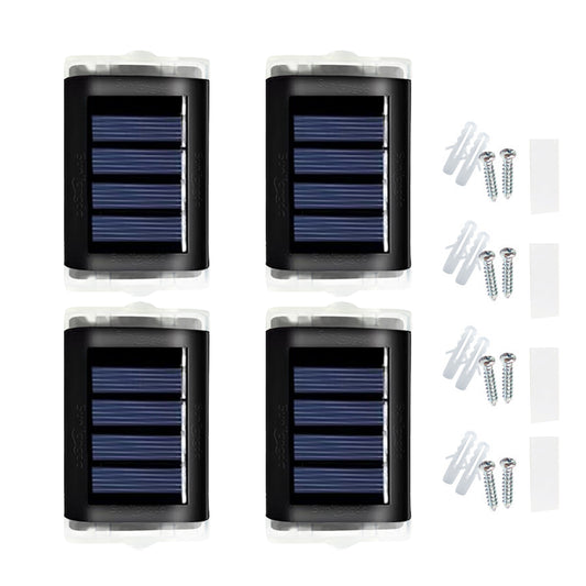 4 Pcs Solar Wall Lights