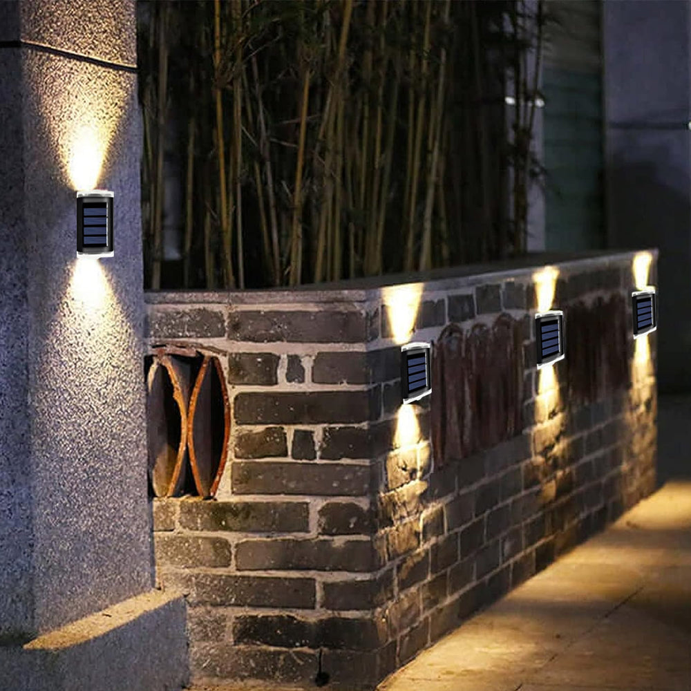 4 Pcs Solar Wall Lights