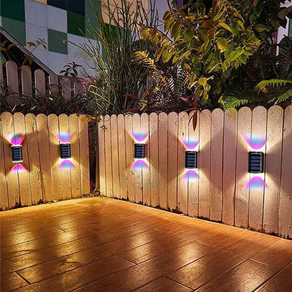 4 Pcs Solar Wall Lights