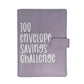 100 Envelope Challenge Binder Budget Planner Savings Challenge Book