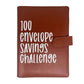 100 Envelope Challenge Binder Budget Planner Savings Book with 104 Card Slots