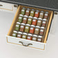 4-Tier Spice Rack Drawer Organizer for Kitchen