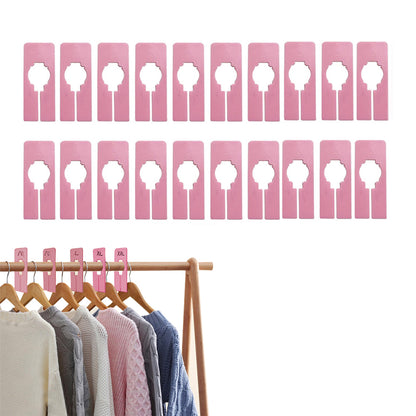 20Pcs Reusable Closet Rack Clothing Hanger Dividers