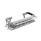 Wall Mounted Sink Drain Rack Bathroom Washing Rack Utensil Storage Rack