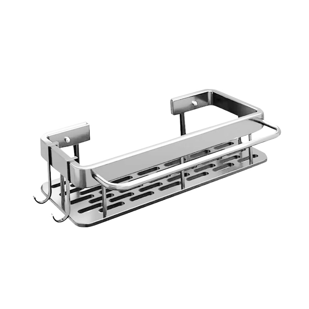 Wall Mounted Sink Drain Rack Bathroom Washing Rack Utensil Storage Rack