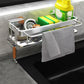 Wall Mounted Sink Drain Rack Bathroom Washing Rack Utensil Storage Rack