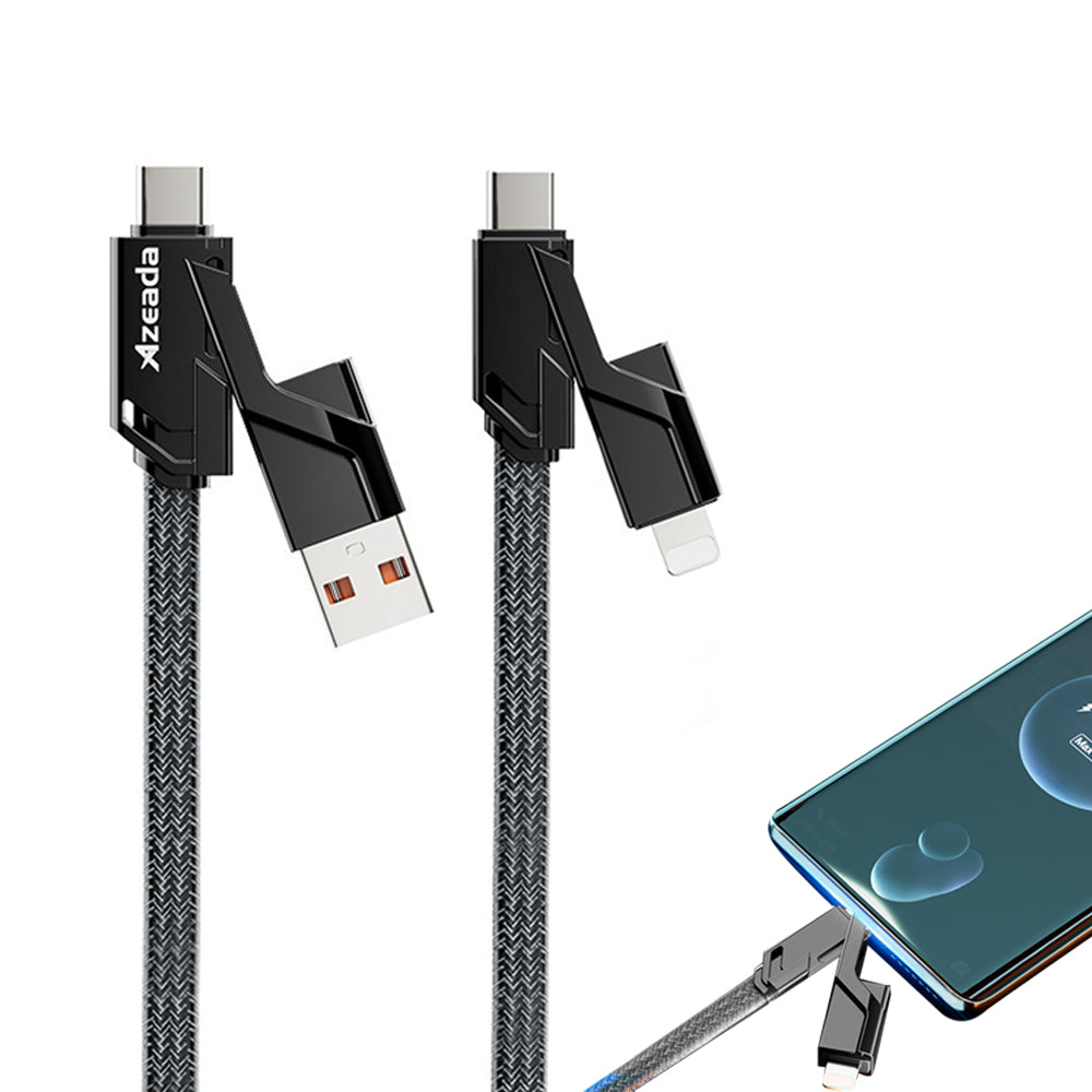 4-in-1 USB Cable Lightning Cable Charger Cord