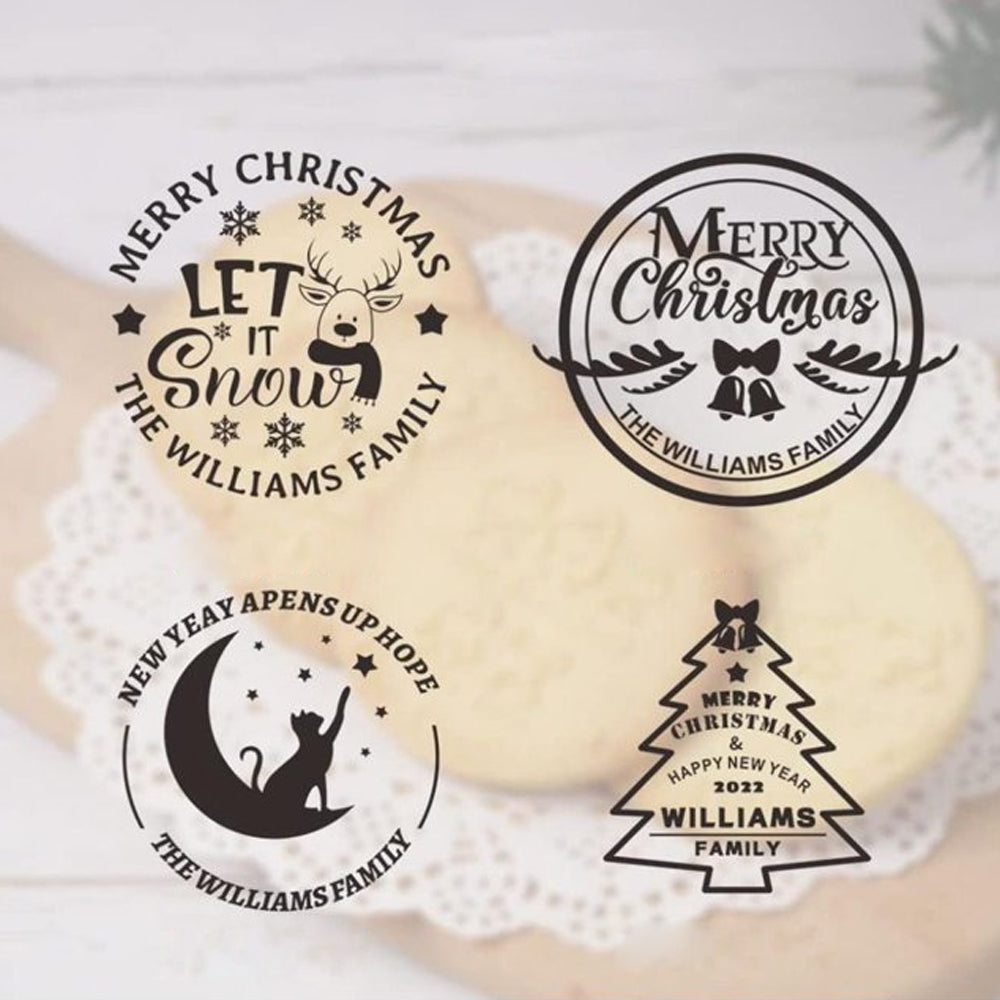 Christmas Cookie Stamp Cookie Mold