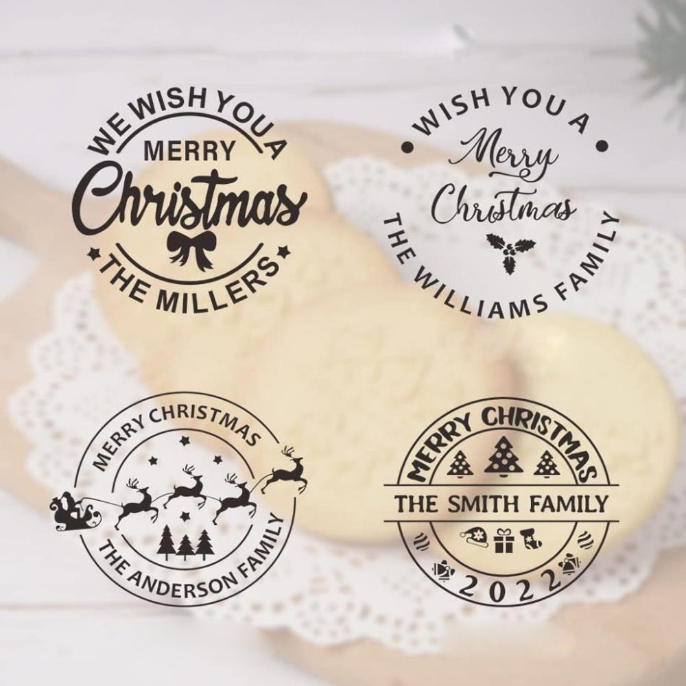 Christmas Cookie Stamp Cookie Mold