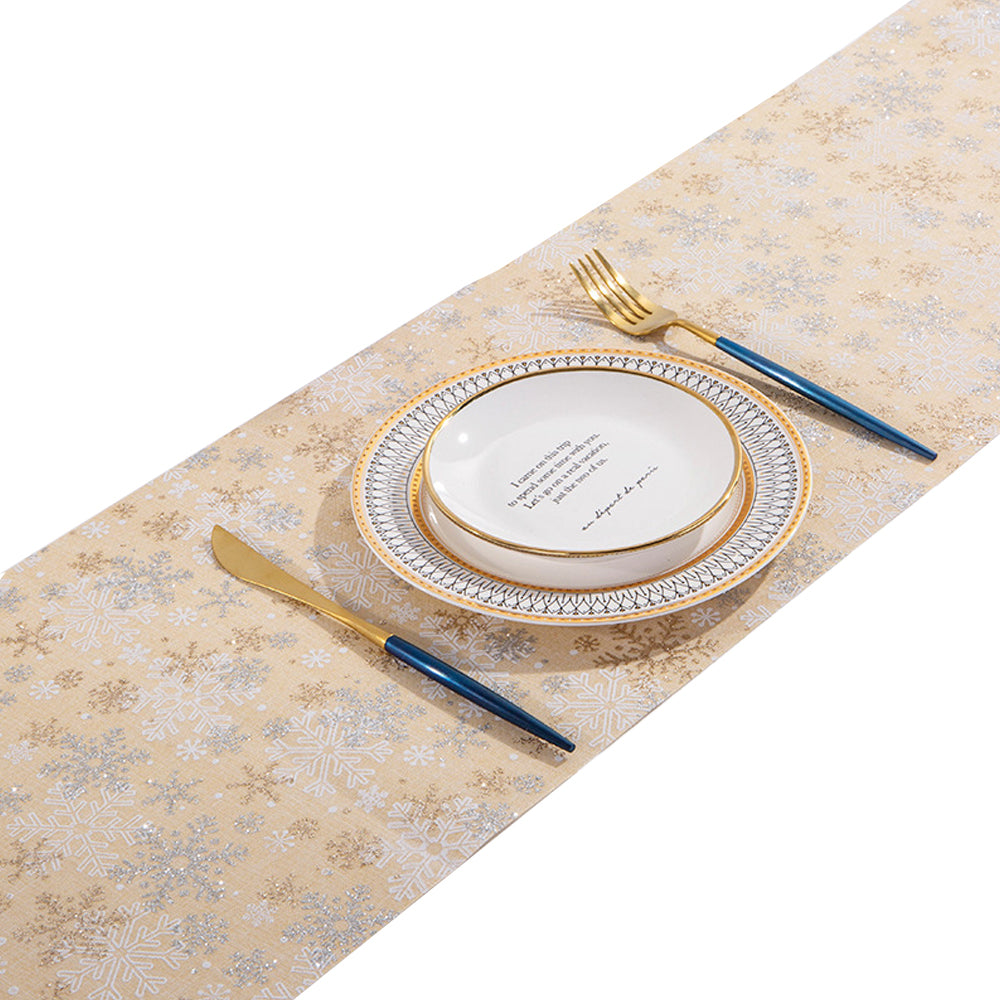 Christmas Table Runner Xmas Decor Cloth Cover