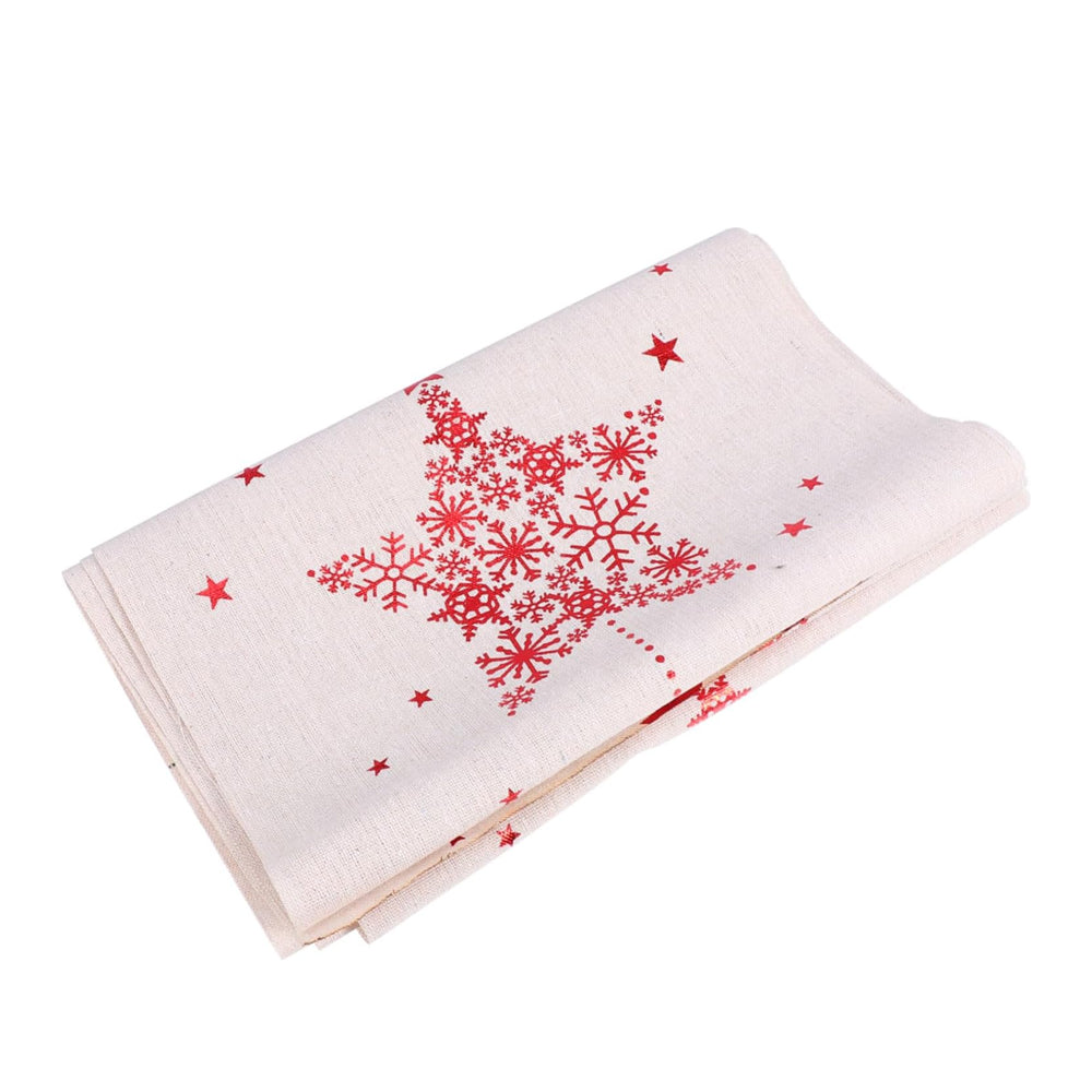 Christmas Table Runner Xmas Decor Cloth Cover