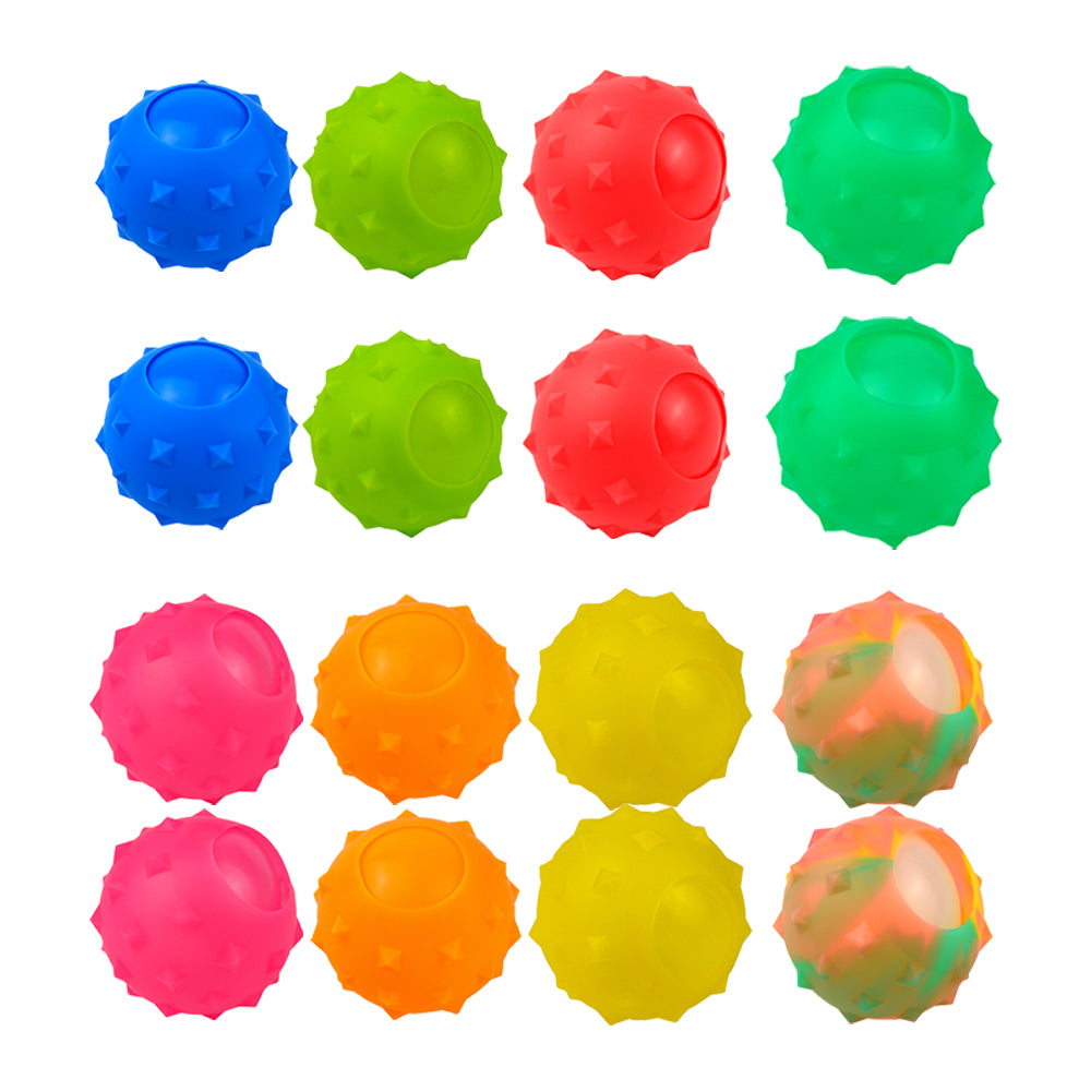 16Pcs Reusable Quick Fill Water Balloons Bombs Water Fight Toy for Kids Adults-Raised Points Ball