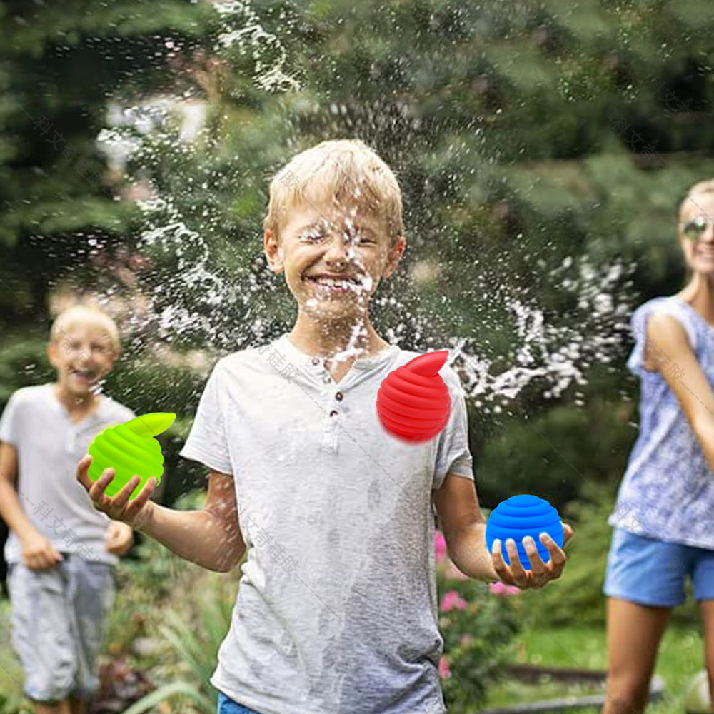 16Pcs Reusable Quick Fill Water Balloons Bombs Water Fight Toy for Kids Adults-Honeycomb Style