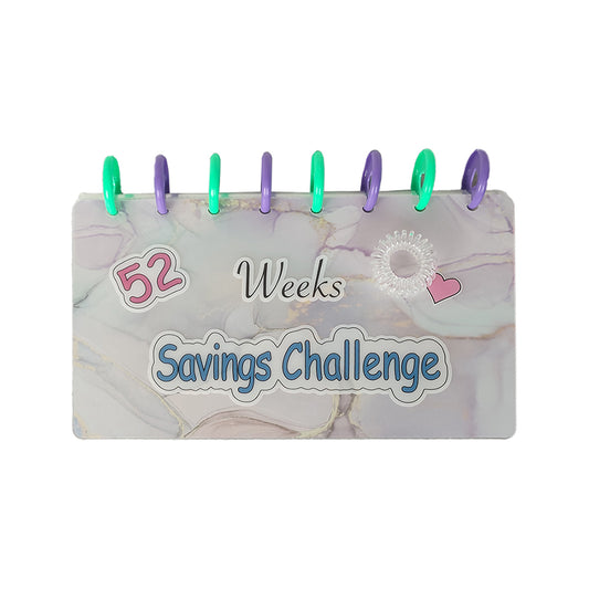 Savings Challenges Binder Budget Book Planner for Kids