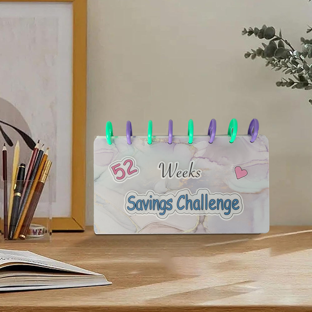 Savings Challenges Binder Budget Book Planner for Kids