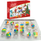 Brain Teaser Puzzles Toys Christmas Countdown Calendar Gift Box for Kids-Cubes