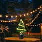 Solar Christmas Tree Light Garden Stakes Lights Tabletop Christmas Decor