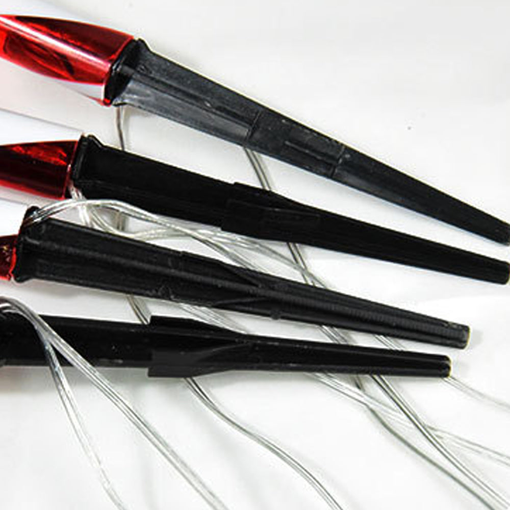 4pcs Christmas Solar Lollipops Cane Light For Outdoor Lawn