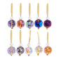 12pcs Mini Colorful Glass Sun Catcher For Christmas Tree Decorations-Blue and Purple