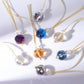 12pcs Mini Colorful Glass Sun Catcher For Christmas Tree Decorations-Blue and Purple