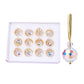 12pcs Mini Colorful Glass Sun Catcher For Christmas Tree Decorations-Multicolour