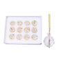 12pcs Mini Colorful Glass Sun Catcher For Christmas Tree Decorations-Clear