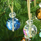 12pcs Mini Colorful Glass Sun Catcher For Christmas Tree Decorations-Blue and Purple