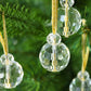 12pcs Mini Colorful Glass Sun Catcher For Christmas Tree Decorations-Clear