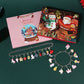 22pcs DIY Necklaces Bracelets Christmas Advent Calendar Ornaments Set for Women Girls-Unicorn